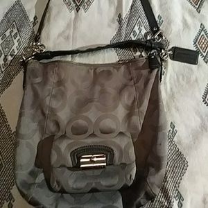 Pretty coach purse.